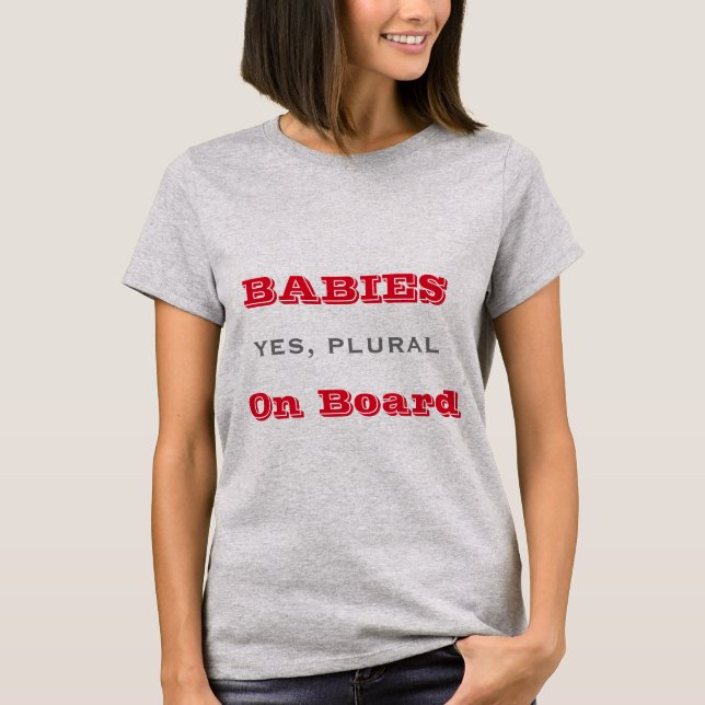 T-shirt Plural pour bébé à bord (Devant)