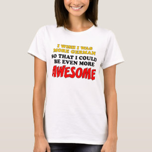 T-shirt Plus allemand plus génial
