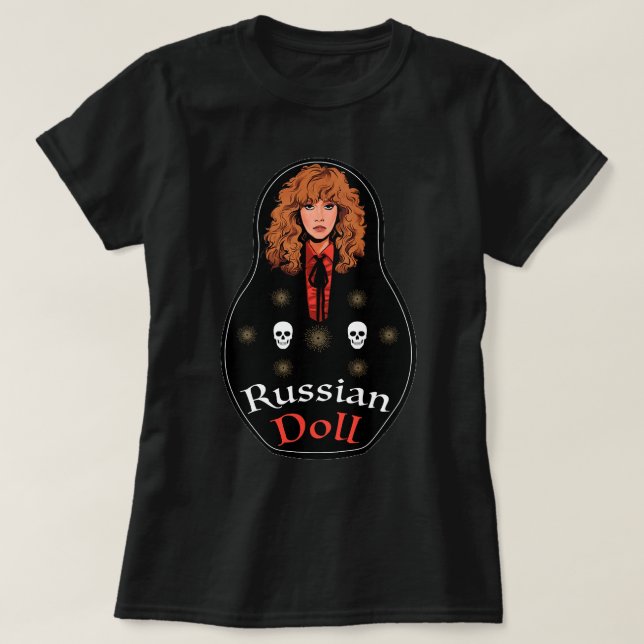 T-shirt Plus Alors Merveilleuse Poupée Russe - Matrioshka  (Design devant)