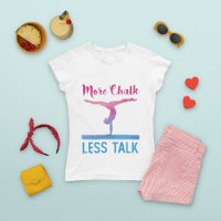 Plus Chalk Moins Parler Gymnastique mignonne