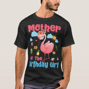 T-shirt plus de 2 ans filles tropicale flamingo famille bd