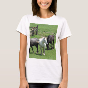 T-shirt Plus de chevaux !