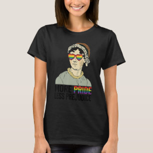 T-shirt Plus de fierté moins de préjugés LGBT Jane Austen