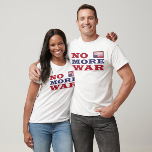 T-shirt Plus de guerre avec le drapeau