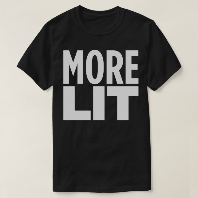 T-SHIRT PLUS DE LUMIÈRE (Design devant)