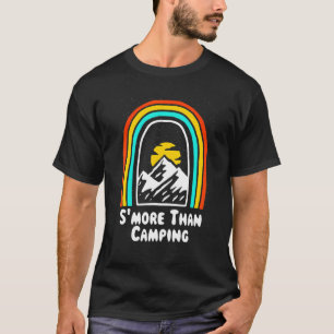 T-shirt Plus de marshmallow que de camping Foodie campeur 