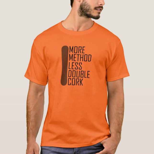 T-shirt Plus de méthode Moins de double liège (Devant)