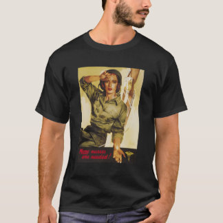 T-shirt Plus d'infirmières infirmière militaire 2ème guerr
