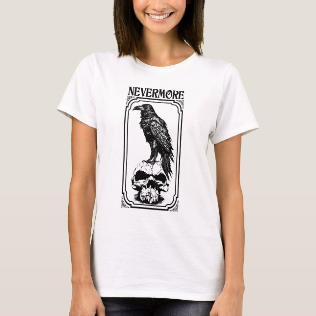 T-shirt Plus | Edgar Allan Poe - Le Corbeau (Devant)