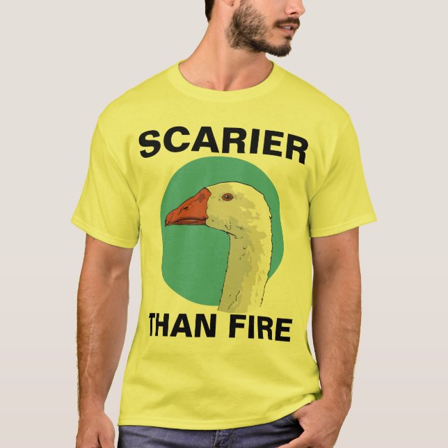 T-shirt plus effrayant que le feu (Devant)