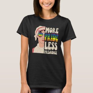 T-shirt Plus Fierté Moins Préjugé, Fierté Pansexuelle, Arc