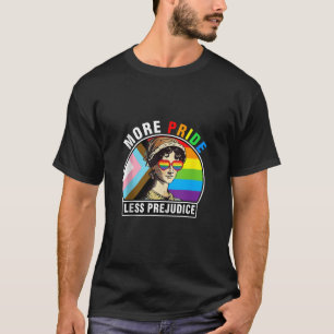 T-shirt Plus Fierté Moins Préjugés Lgbt Gay Fière Ally Fie