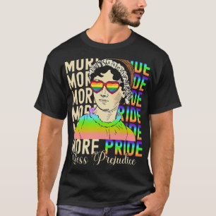 T-shirt Plus Fierté Moins Préjugés Lgbt Gay Fière Ally Fie
