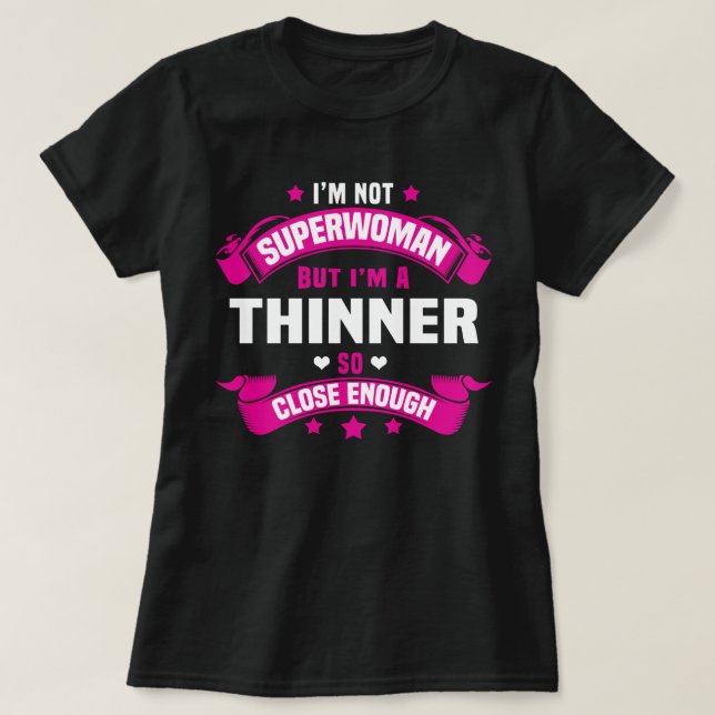 T-shirt Plus fin (Design devant)
