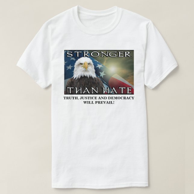 T-SHIRT PLUS FORT QUE LA HAINE (Design devant)