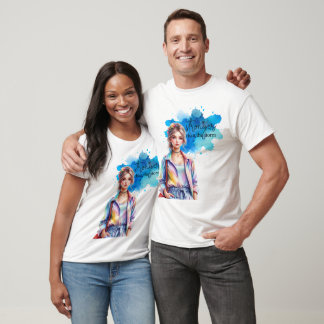T-shirt Plus Fort que la Tempête Graphique Inspirante