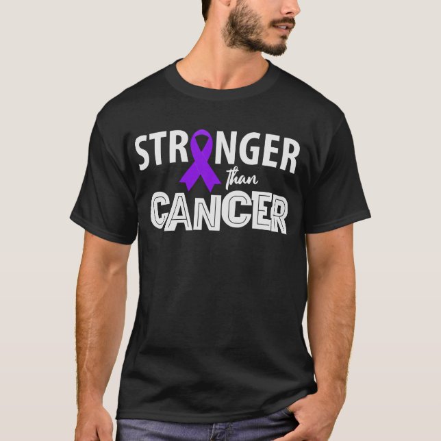 T-shirt plus fort que le cancer (Devant)