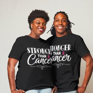 T-shirt Plus fort que le cancer