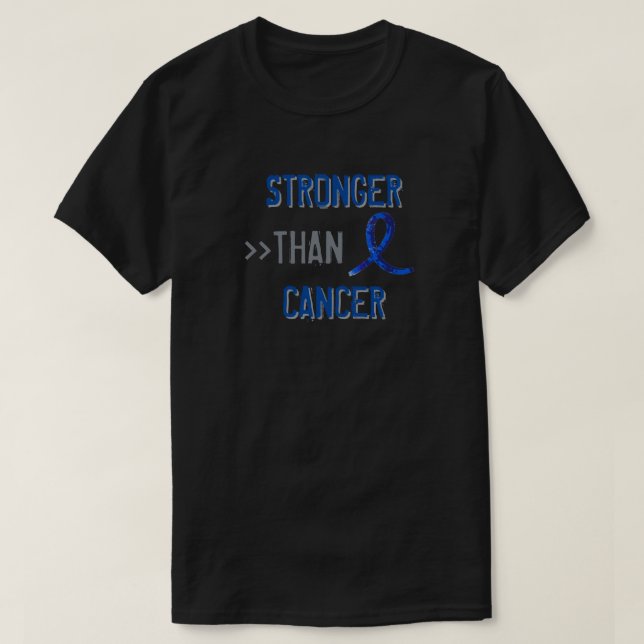 T-shirt Plus fort que le cancer (Design devant)