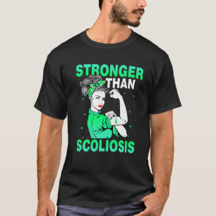 T-shirt Plus forte que la guerrière de la Scoliose Femmes