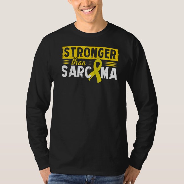 T-shirt Plus forte que Sarcoma Sarcoma Survivor (Devant)