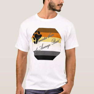 T-shirt "Plus futé fierté d'ours de GLBT qu'ours moyen"
