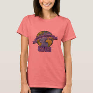 T-shirt Plus grand Gigi du monde