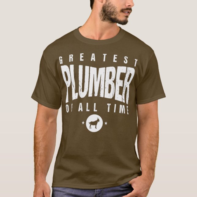 T-shirt Plus grand plombier de tous les temps plombiers Jo (Devant)