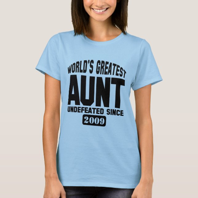 T-shirt Plus grande tante personnalisable (Devant)