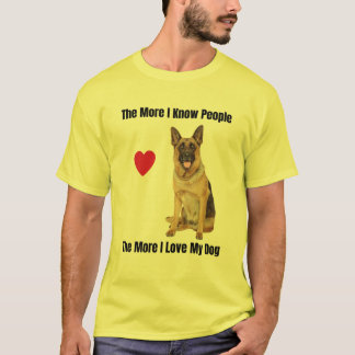 T-shirt Plus Je Connais Les Gens, Plus J'Aime Ma Gertie