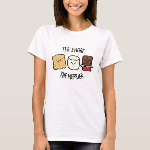 T-shirt Plus Le Merrier Drôle Pun Plus