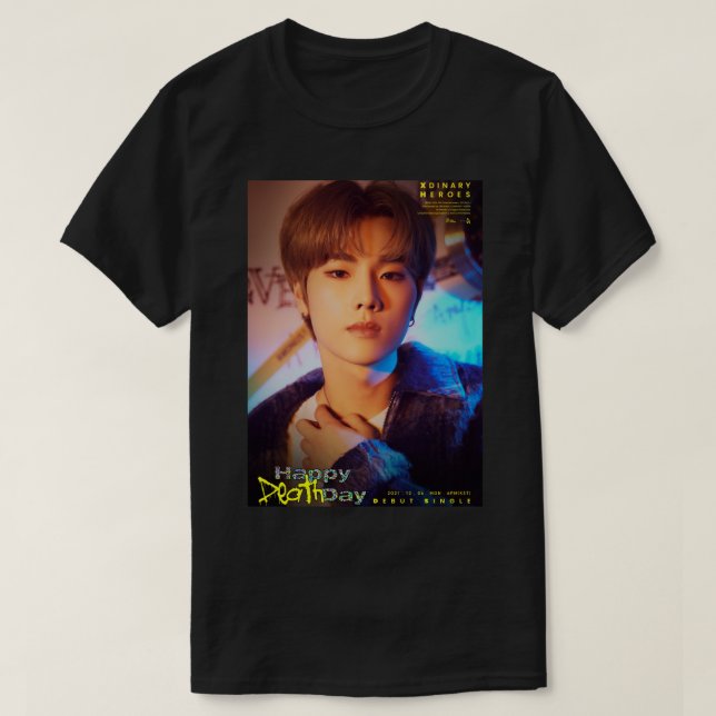 T-shirt Plus Puis Des Héros Xdinaires Superbes Jungsu Happ (Design devant)