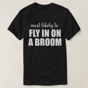 T-shirt Plus susceptible d'arriver en volant sur un balai
