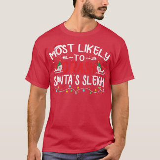 T-shirt Plus susceptible de crasher le traîneau du Père No
