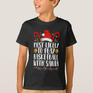 T-shirt Plus susceptible de jouer au basket avec le Père N