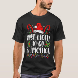 T-shirt Plus susceptible de partir en vacances Noël tenue 