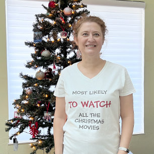 T-shirt Plus susceptible de regarder la fête de famille de