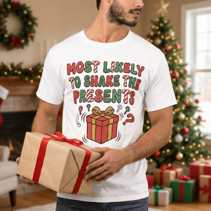 T-shirt Plus susceptible de secouer les cadeaux Funny Red