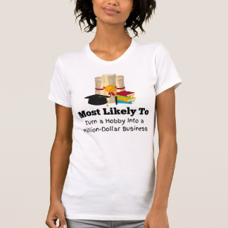 T-shirt Plus susceptible d'être millionnaire drôle Graduat