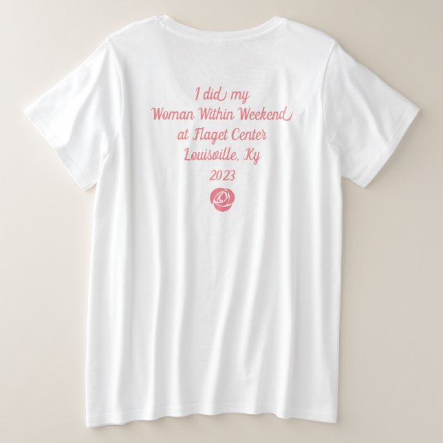 T-Shirt Plus taille WW Weekend Flaget 2023 (Design dos)