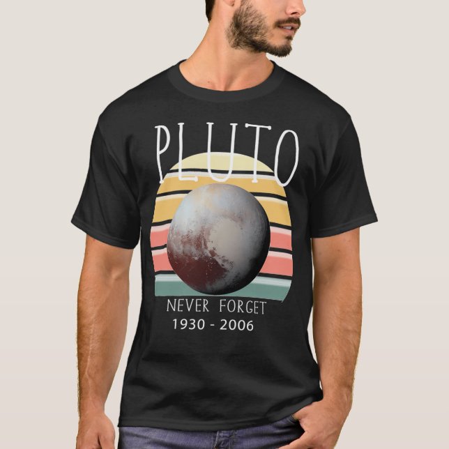 T-shirt Pluto n'oublie jamais (Devant)
