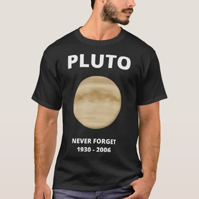 T-shirt Pluto n'oublie jamais (Devant)