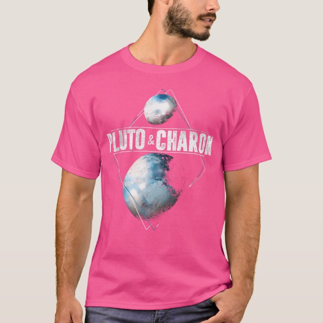 T-shirt Pluton Planet Charon Lune Astronomie du système so (Devant)