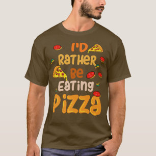 T-shirt Plutôt manger Pizza Ironic Pizza Chef 