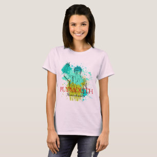T-shirt Plymouth Avant-Pères Splatter Dames Tee