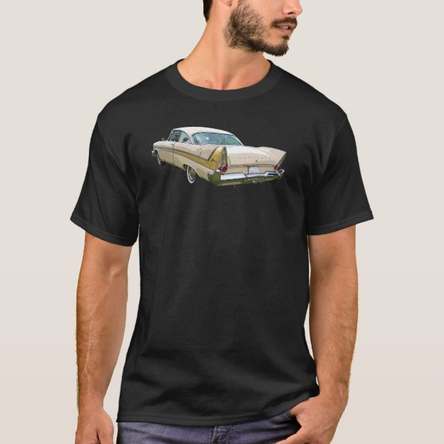 T-shirt Plymouth Fury 1958 crème et or (Devant)