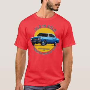 T-shirt Plymouth Road Runner Muscle américain 60s 70s Viei