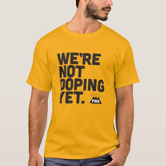 T-shirt PMR que nous n'enduisons pas pourtant pièce en t (Devant)