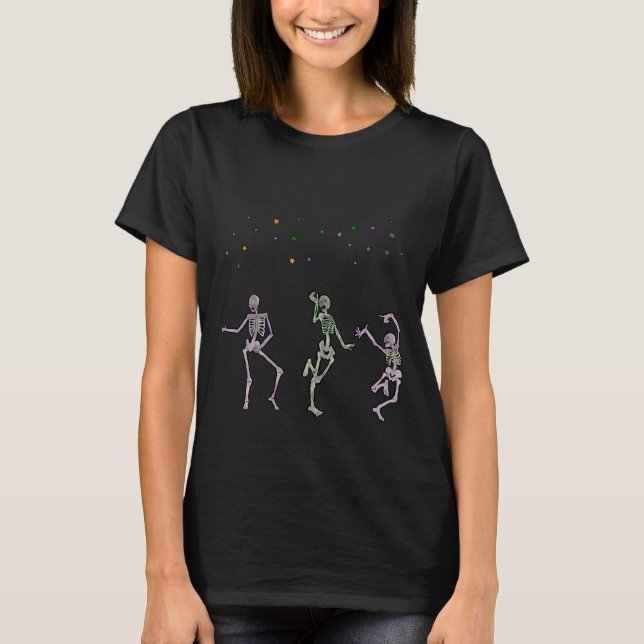T-shirt PN 70 Danse de squelette en étoiles (Devant)
