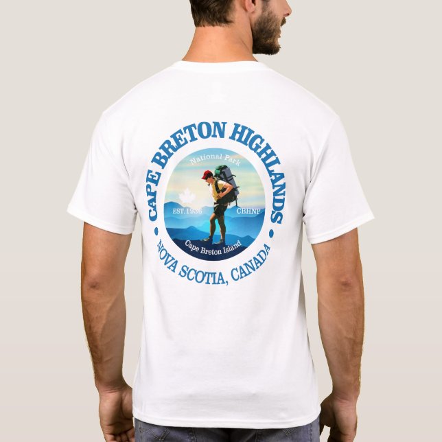 T-shirt PN des Hautes-Terres-du-Cap-Breton (C) (Dos)